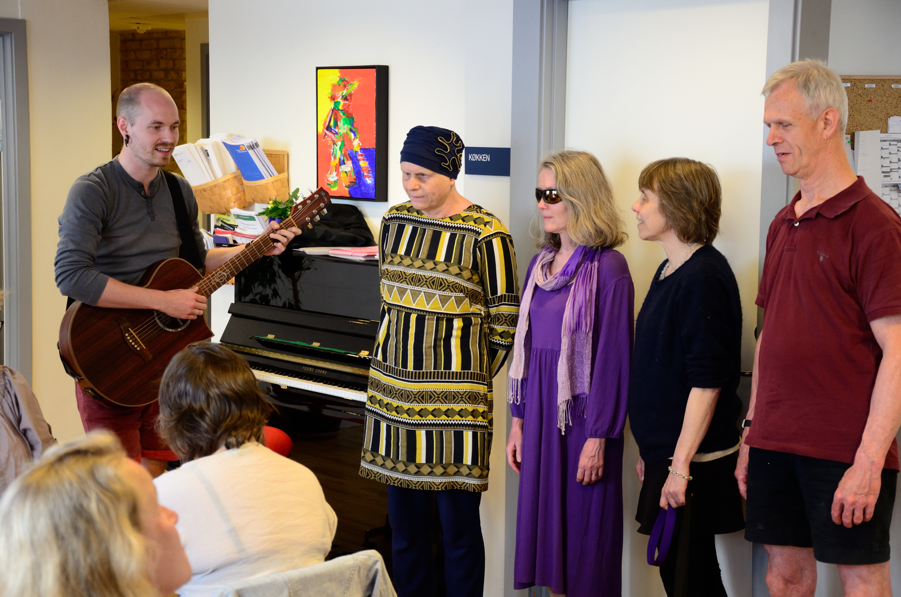 Foto fra holdafslutningen.