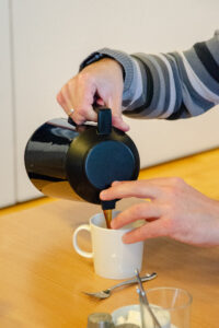 Foto fra kaffebordet.